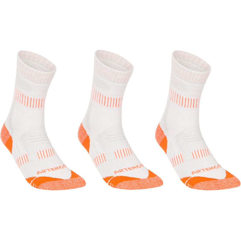 

Теннисные носки Artengo, цвет ultraweiß/fluoreszierendes flammenorange