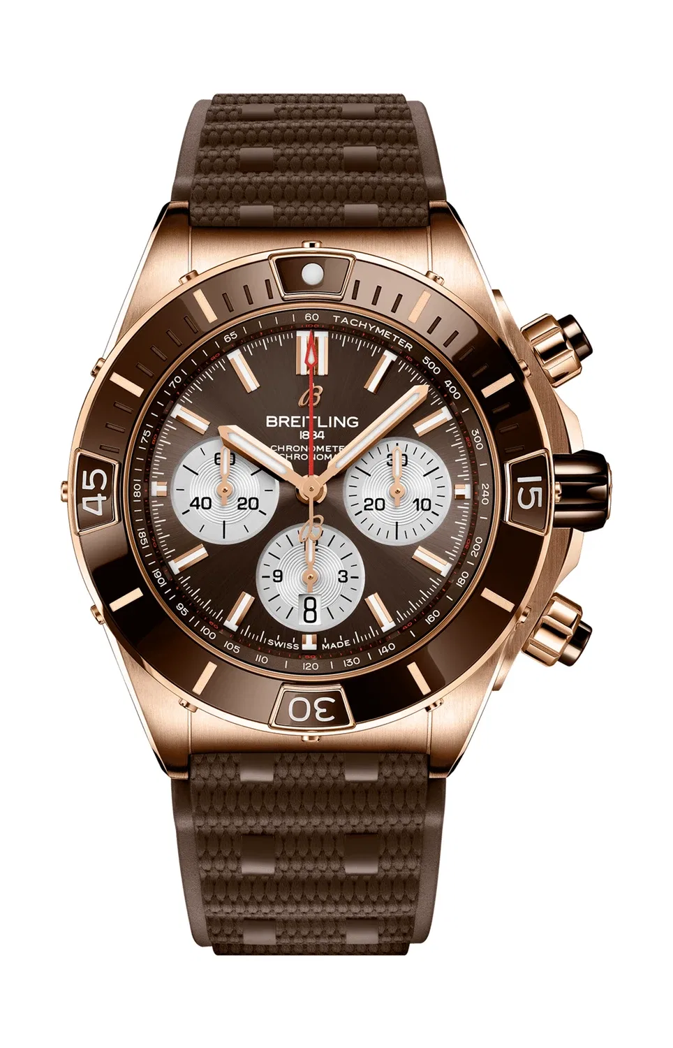 СУПЕР ХРОНОМАТ B01 44 - RB0136E31Q1S1 BREITLING, золотой