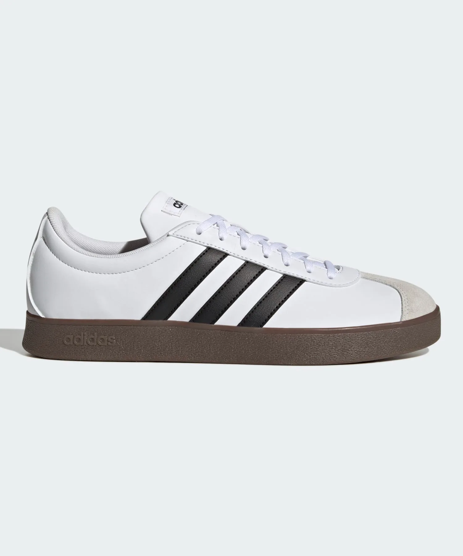 Кроссовки для мужчин и женщин VL COURT BASE adidas с частично recycled материалами черные — фото 3