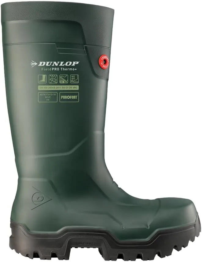 Защитные ботинки DUNLOP LP8KL01 FieldPRO Thermo+ Full Safety, зеленый — фото 4