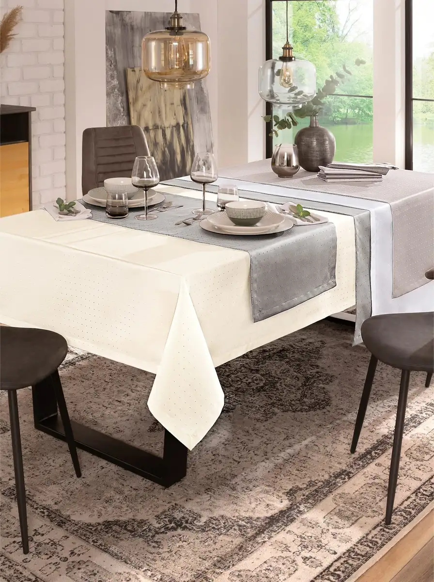 

Скатерть Курт Бауэр Curt Bauer 130х225 см, цвет porzellan