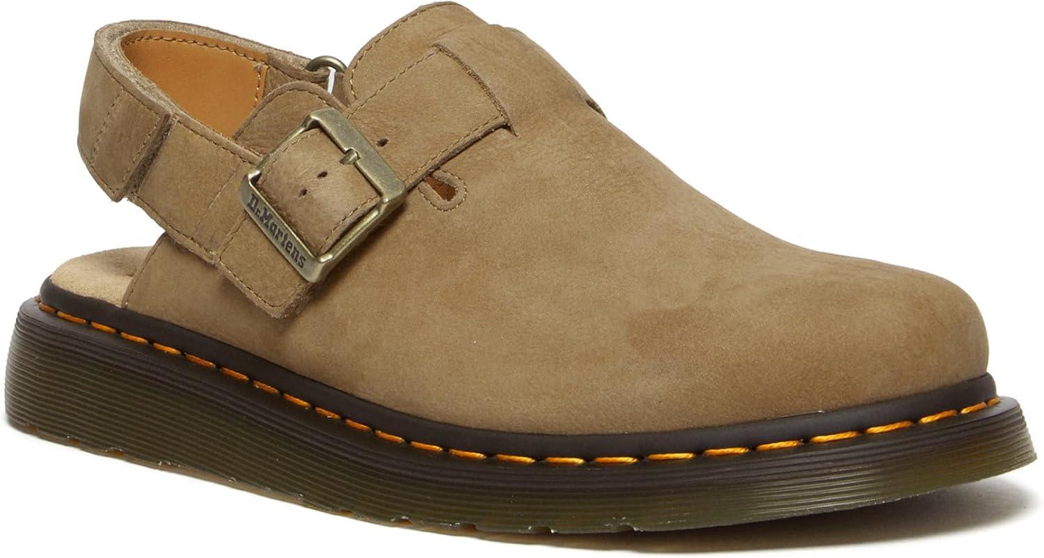 Сандалии Dr. Martens Womens Jorge II Leather Slingback Mules, Savannah Tan Tumbled Nubuck — фото 2