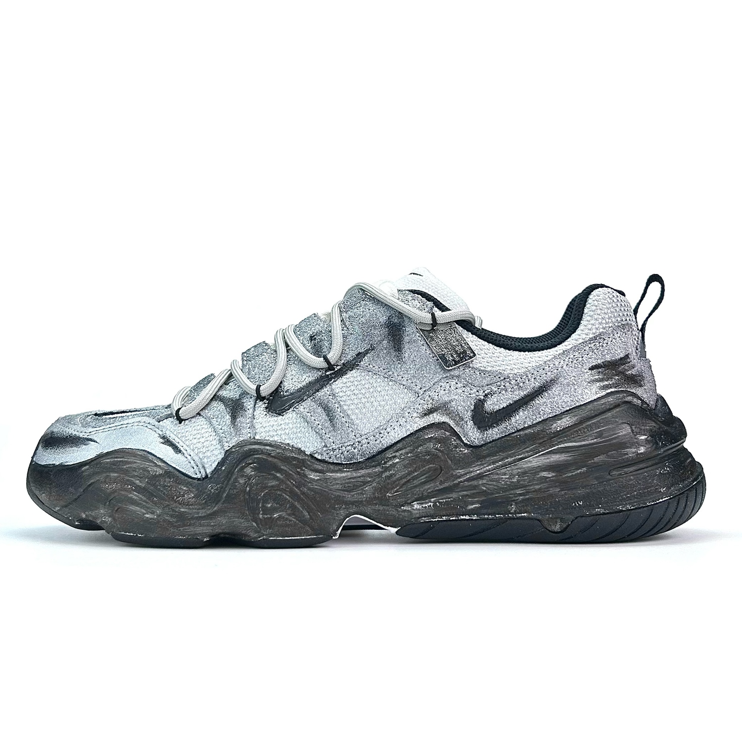 

Nike Tech Hera Mist Island Silver Moon Akasagarbha Bodhisattva Premium Niche Deconstruction низкие кеды мужские