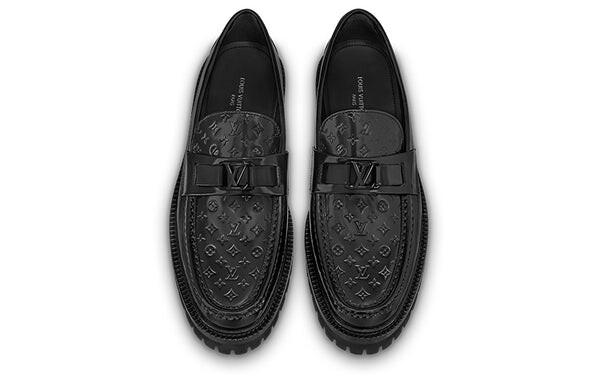 Кроссовки major loafer shoes 'black' Louis Vuitton, черный — фото 3