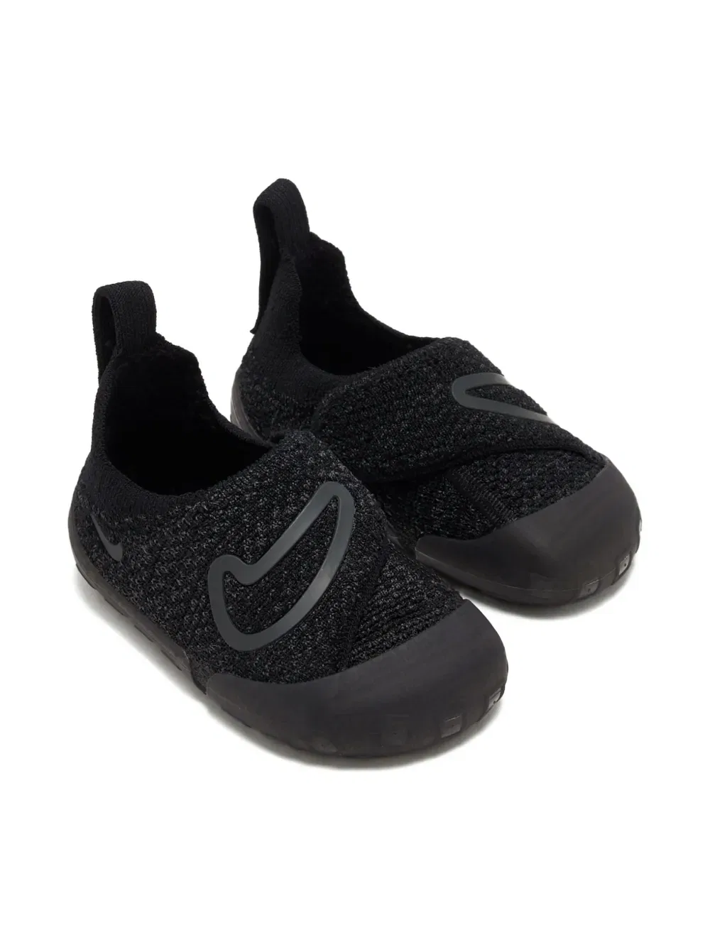 Кроссовки Swoosh 1 из фактурной вязки Nike Kids, черный