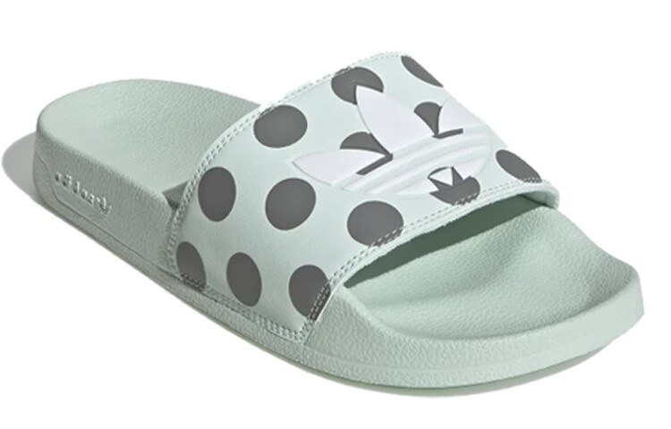 Шлепанцы серии Adilette женские мятно-зеленые Adidas Originals — фото 2