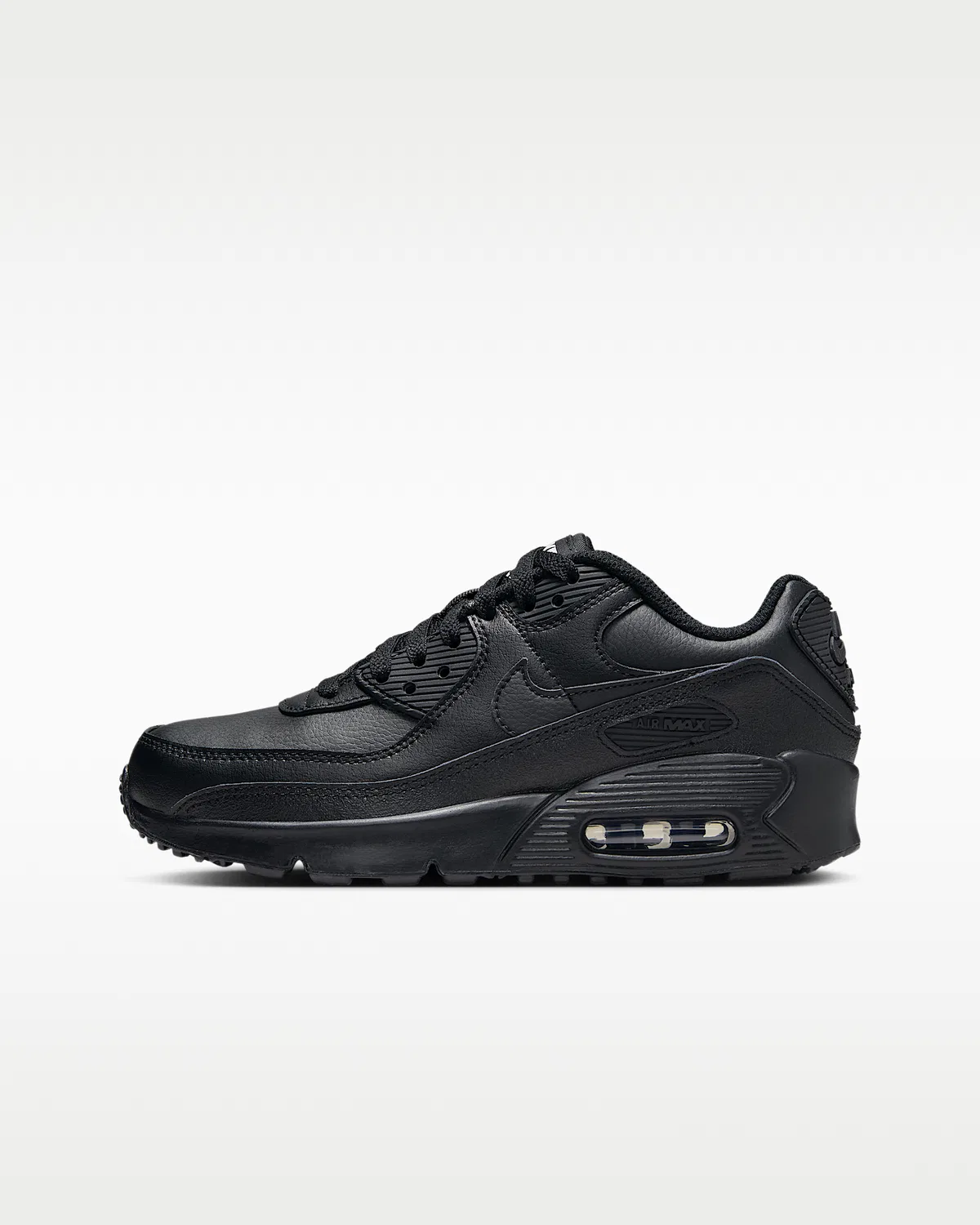 Детские кроссовки Nike Air Max 90 LTR, Black/Black/White/Black