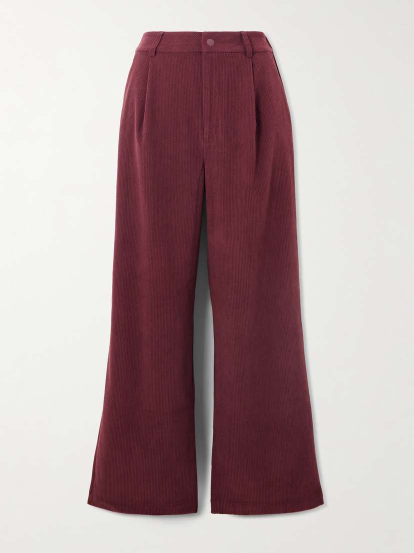 

Широкие вельветовые брюки Floris Varley, коричневый