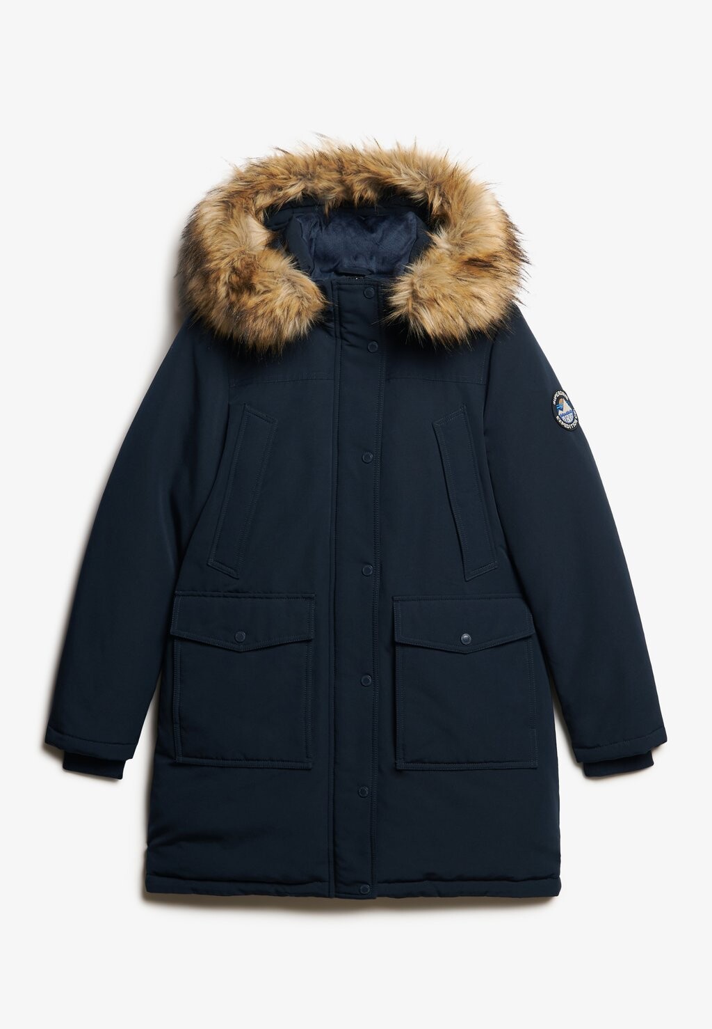 

Зимнее пальто EVEREST Superdry, синий