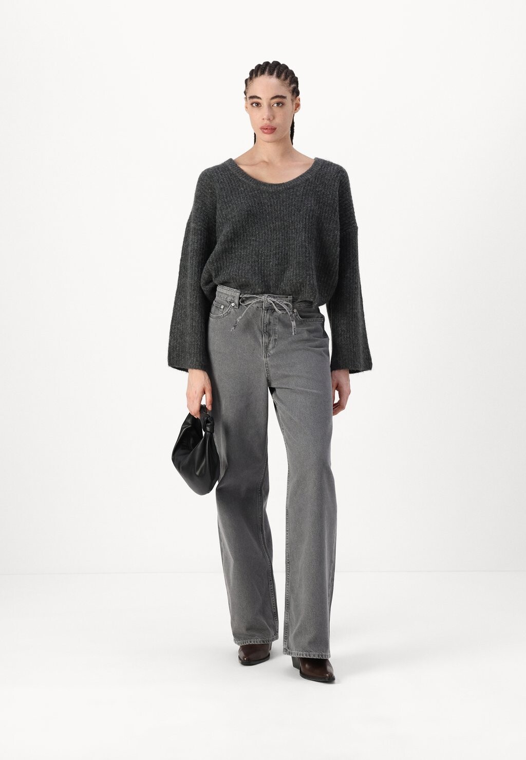

Джемпер VMGEMMA U-NECK Aware, цвет Mottled Dark Grey