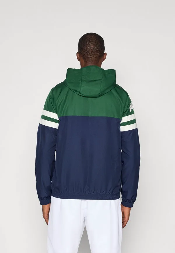 Теннисная куртка, куртка для активного отдыха Lacoste Sport, Navy Blue/Green Flour — фото 3