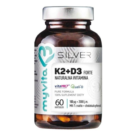 

Myvita Silver Витамин K2+D3 Форте1000+2000j 60 Proness
