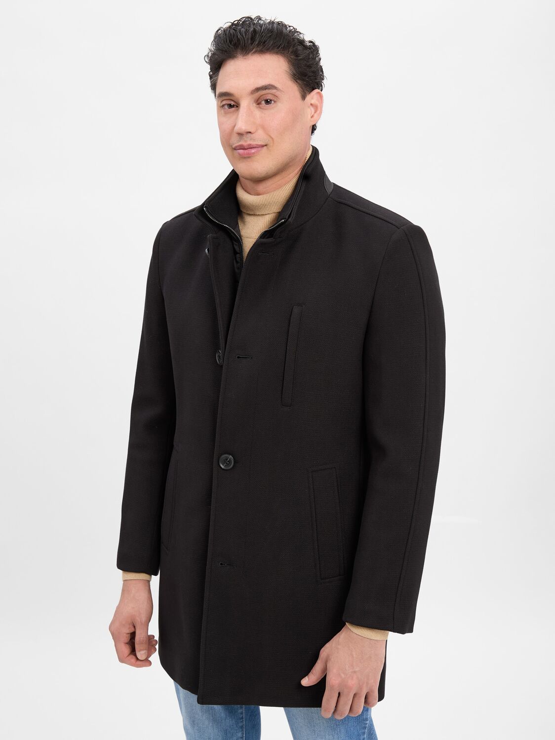 

Finshley & Harding Зимнее пальто 'Denver' в черном цвете