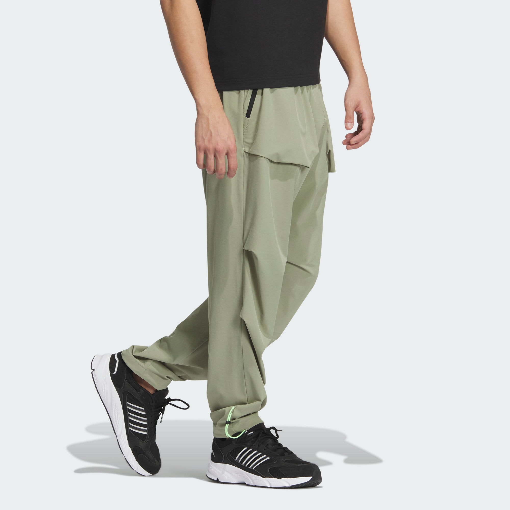 TH LITE Повседневные брюки мужские Tent Green Adidas — фото 4