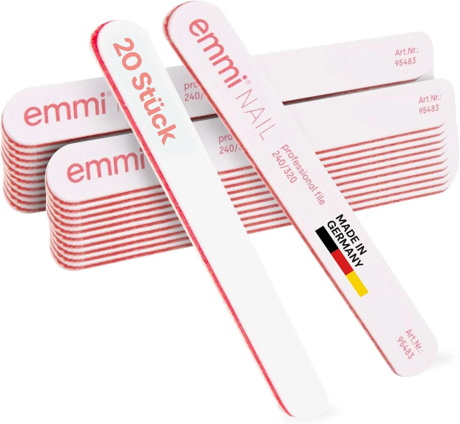 Профессиональные пилки для ногтей Emmi-Nail 240/320, 20 шт. Emmi Nail