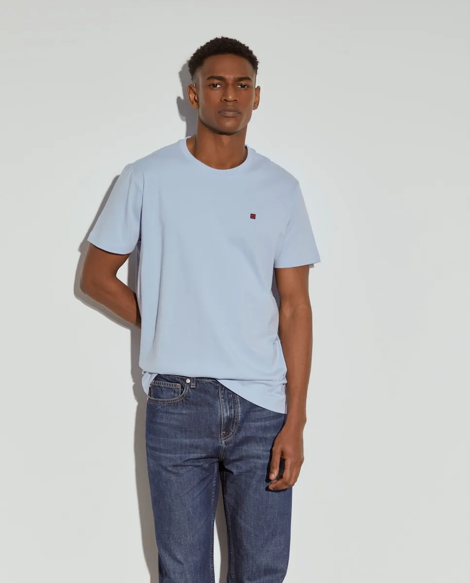 

Мужская базовая футболка из хлопка Lion Of Porches, светло-голубой