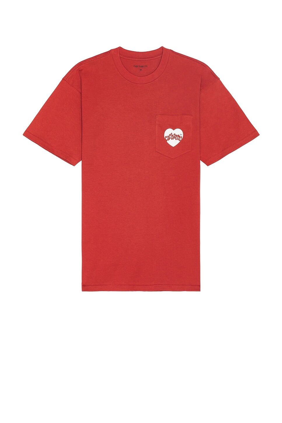 

Футболка с карманом Amour Carhartt Wip, цвет Tuscany & White