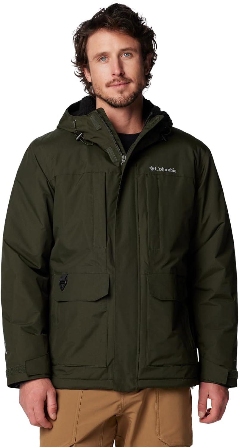 

Columbia мужская куртка Landroamer с подкладкой из шерпы, Greenscape
