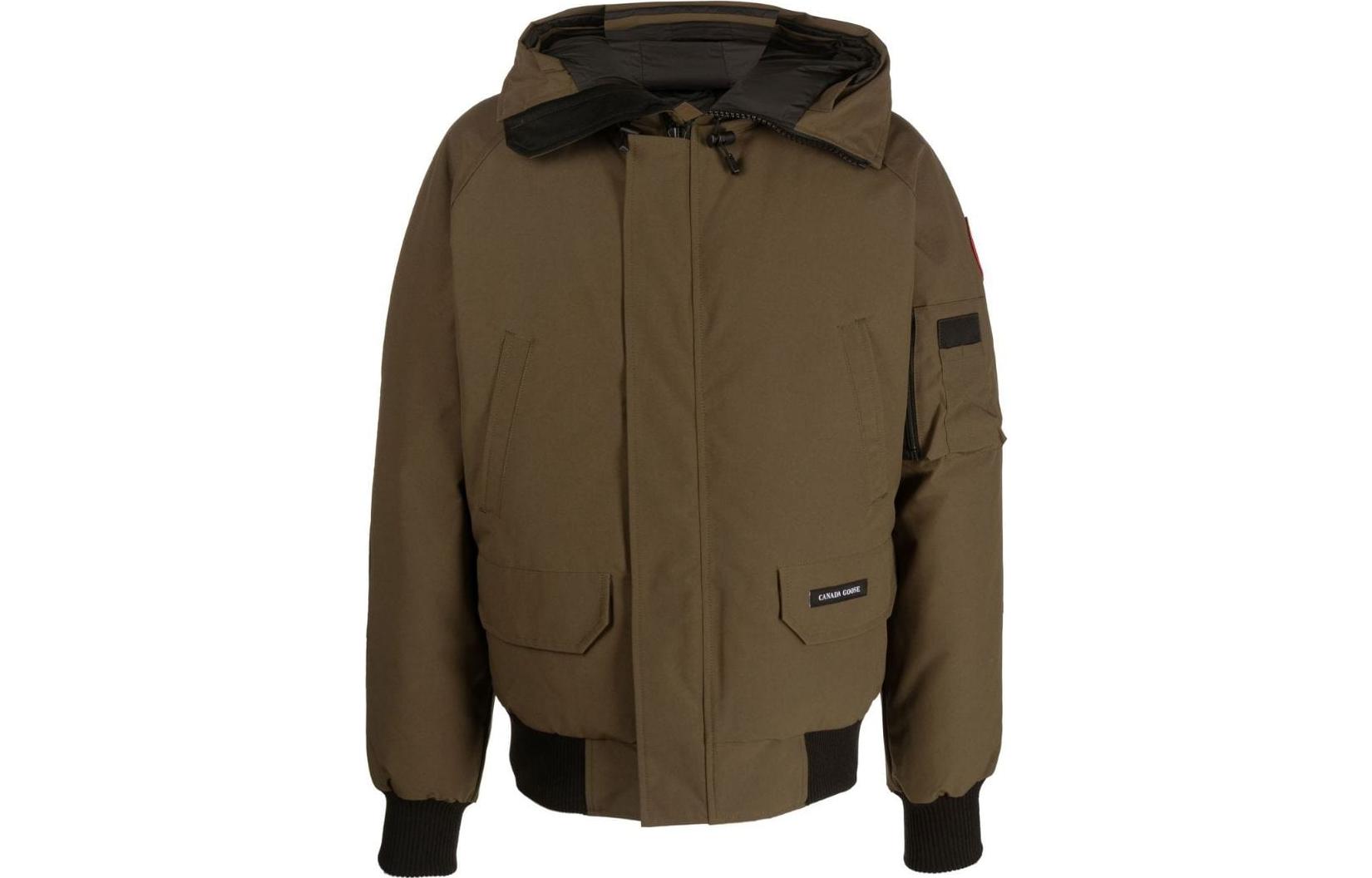 

Куртка-бомбер Chilliwack с капюшоном Canada Goose, армейский зеленый