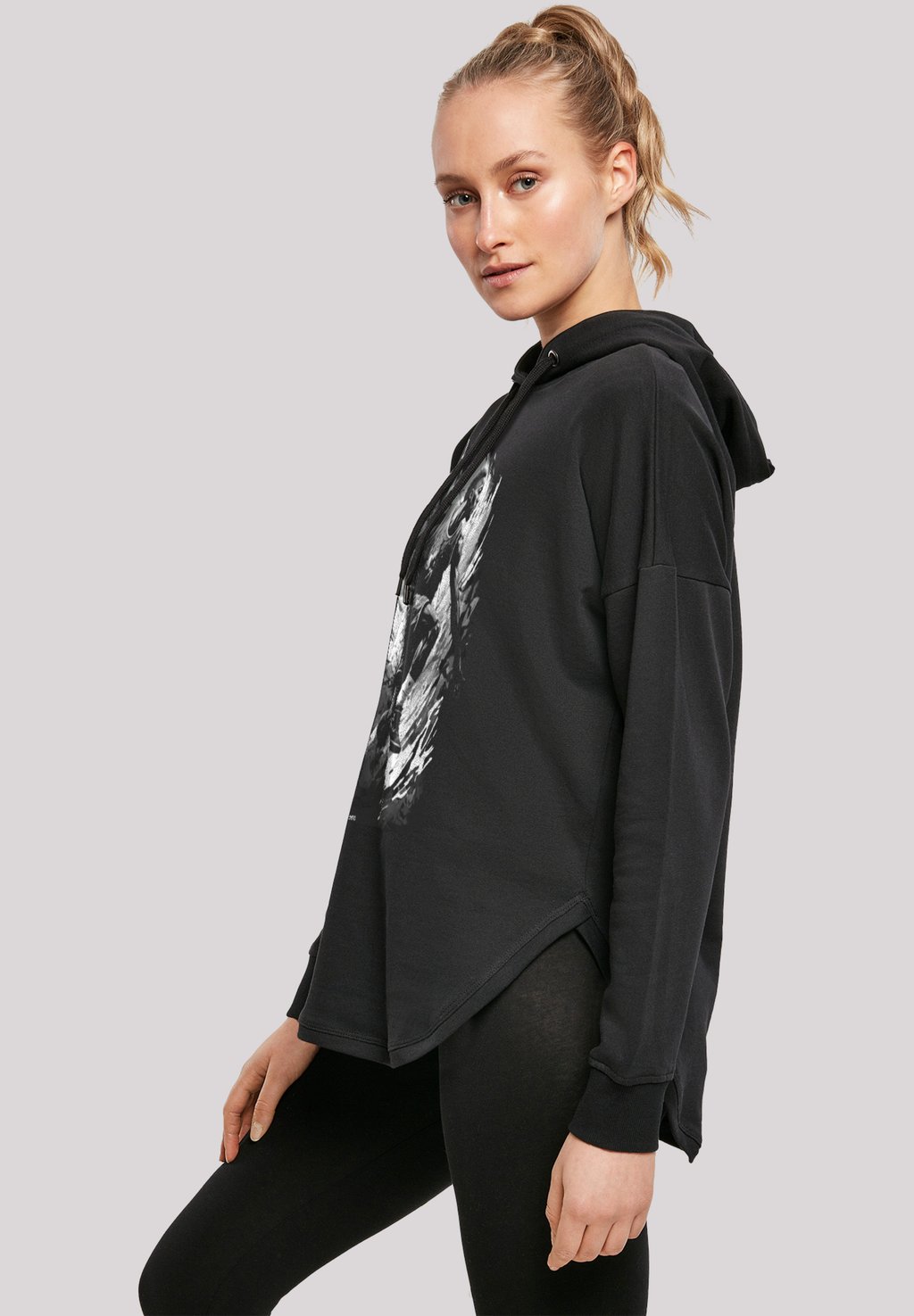 

Толстовка с капюшоном BASKETBALL SPLASH SPORT OVERSIZE HOODIE F4NT4STIC, черный