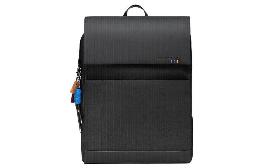 

Samsonite Кожаная сумка для ноутбука рюкзак большого размера унисекс черный, Black