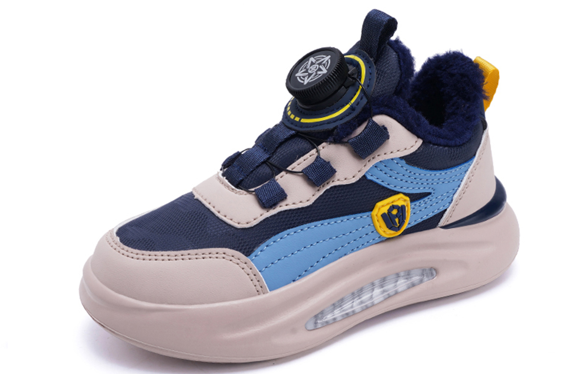 

Детские повседневные кроссовки Abrasion Resistant Support KINDDOG, (plus velvet) cotton deep синий 501-2