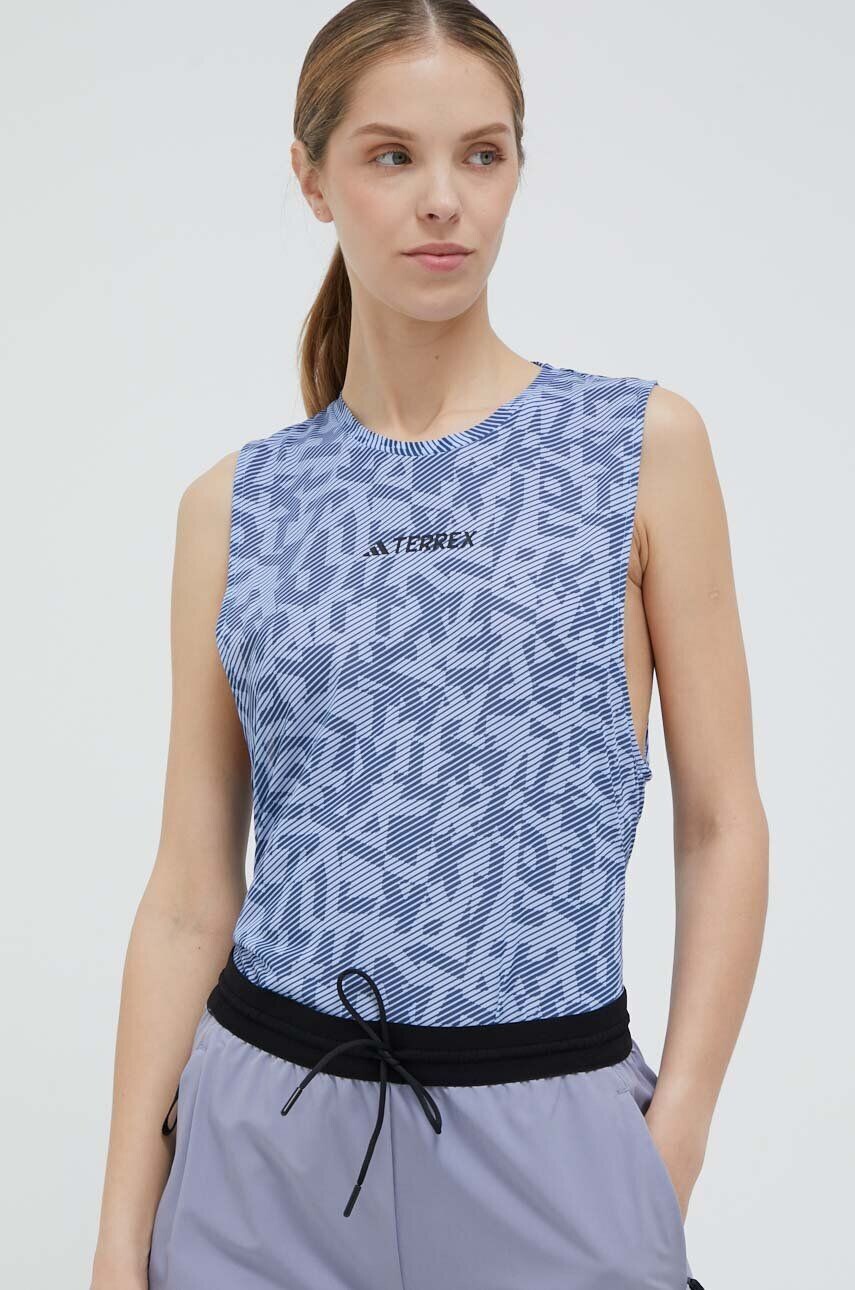 

Спортивный топ Agravic adidas TERREX, синий