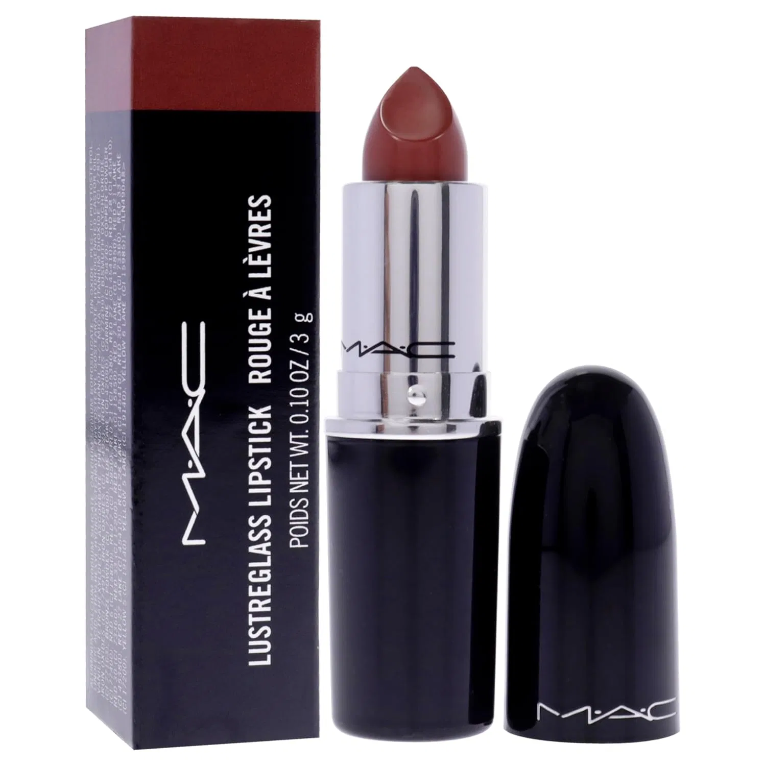 Губная помада MAC Lustreglass Mac, Brown — фото 3