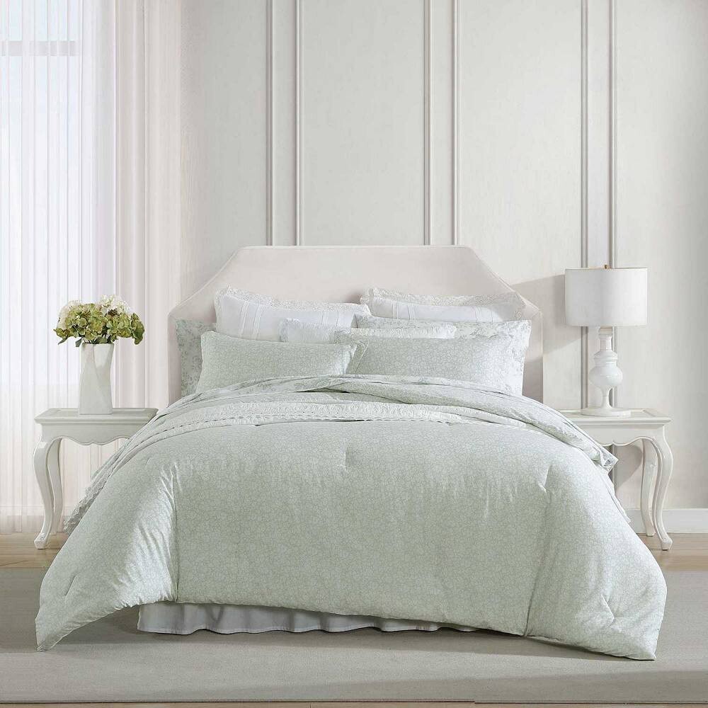 

Комплект одеял Laura Ashley Lifestyles Heirloom Ditzy с цветочным принтом, зеленый