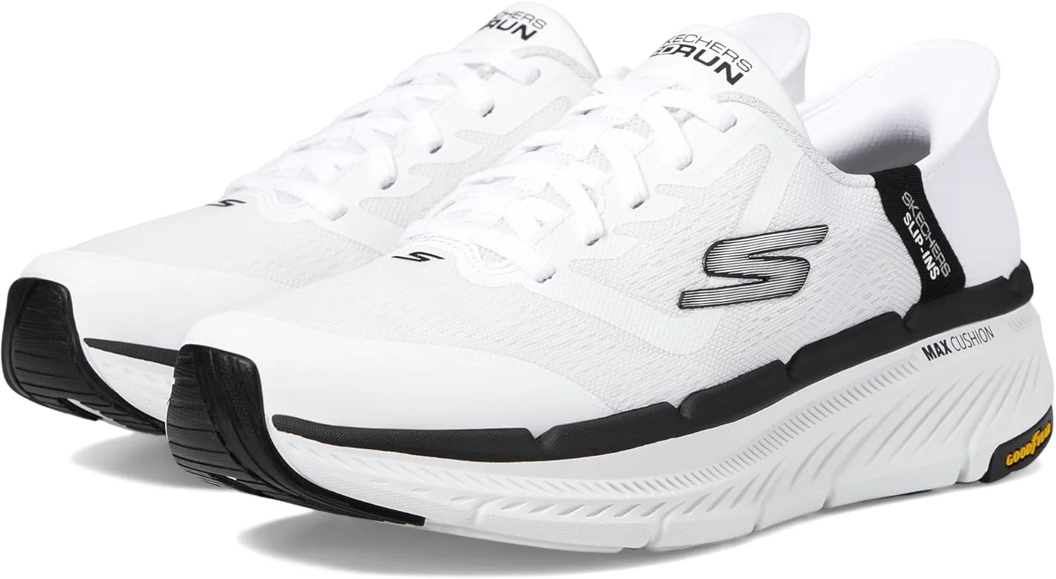 

Мужские кроссовки Skechers Max Cushioning Premier 2.0 Ascendant II с легким процессом надевания, белый/черный