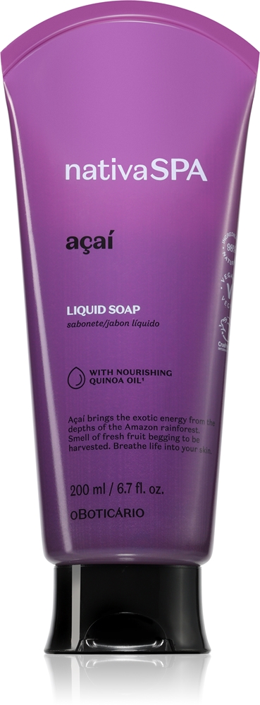 

Жидкое мыло Nativa spa sab liq cpo Oboticário, 200 мл