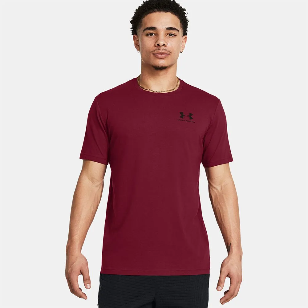

Футболка Under Armour Sportstyle Left Chest, красный