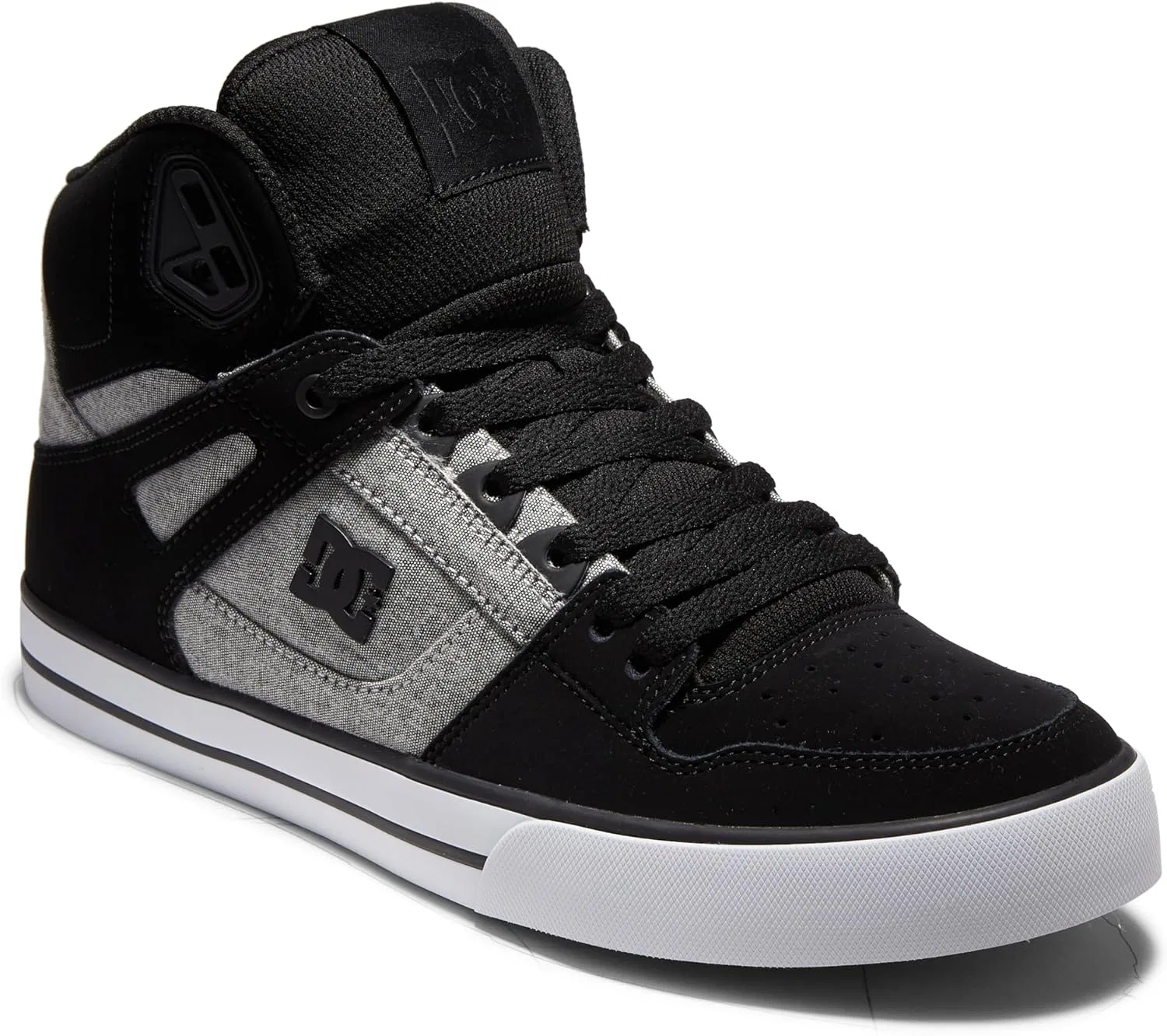 Мужские высокие кроссовки DC Shoes Herren Pure High-top WcSneaker, Black Battleship Armor