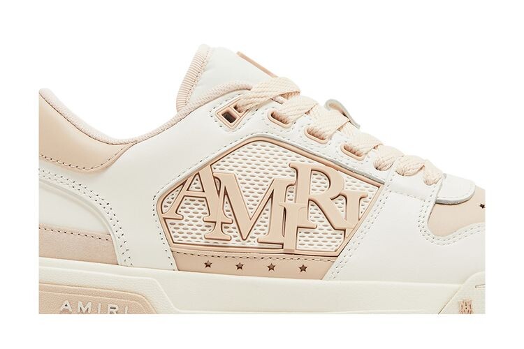 Кроссовки Amiri Wmns Classic Low Logo - White Pink, розовый — фото 2