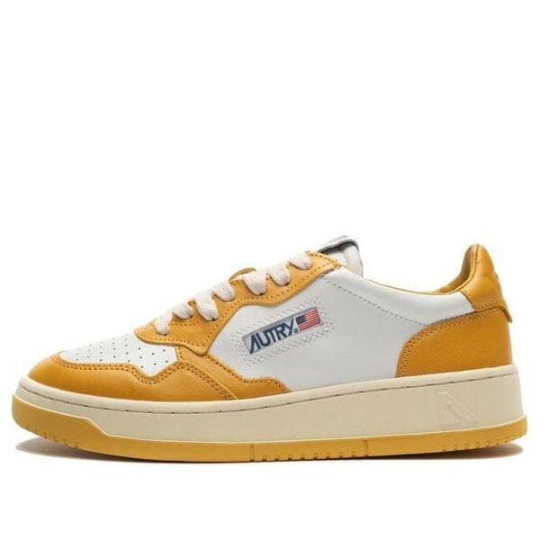 Кроссовки medalist low bicolor 'white yellow' Autry, желтый