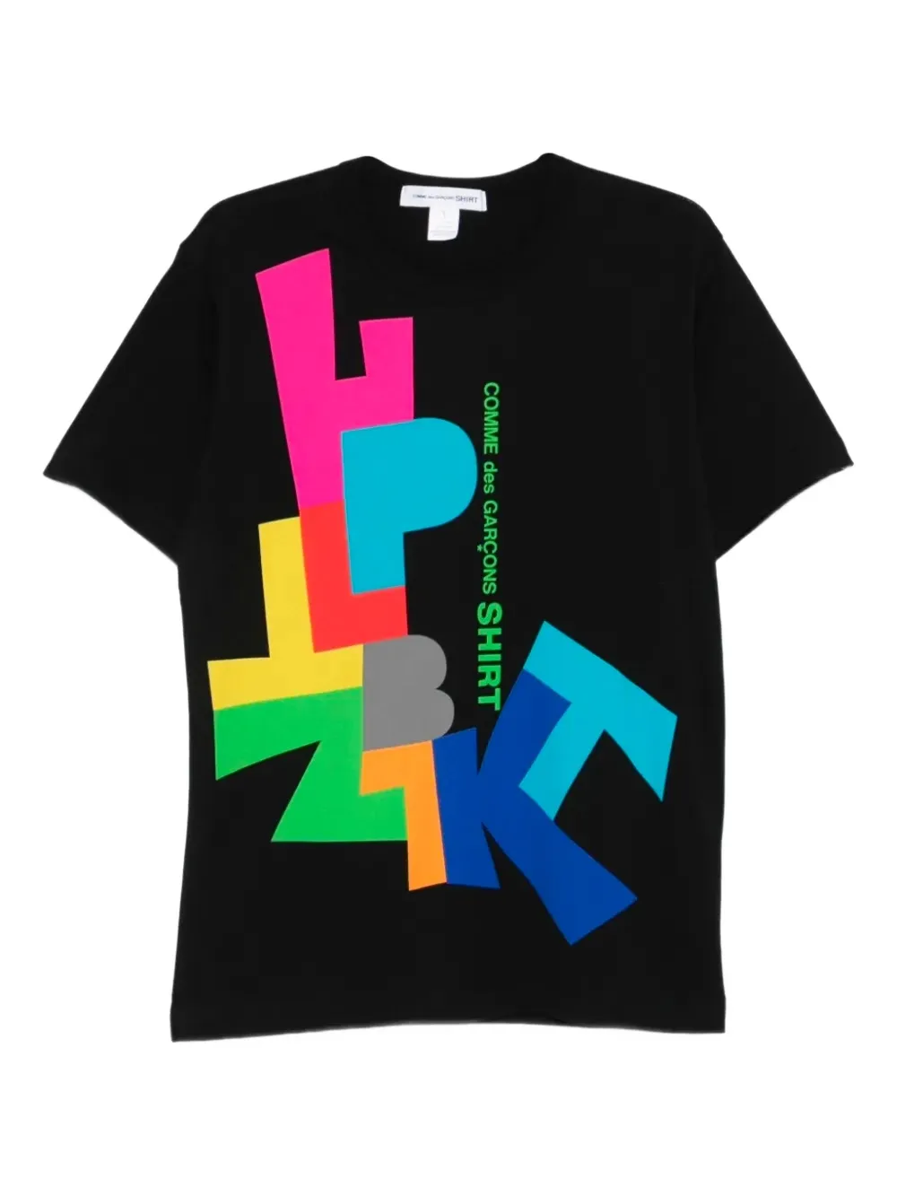 

Футболка с графическим принтом Comme Des Garçons Shirt, черный