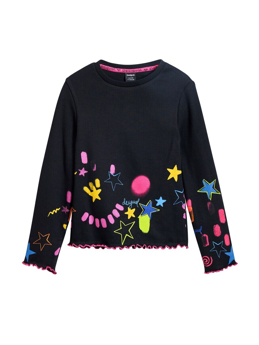 

Лонгслив Desigual Shirt, черный
