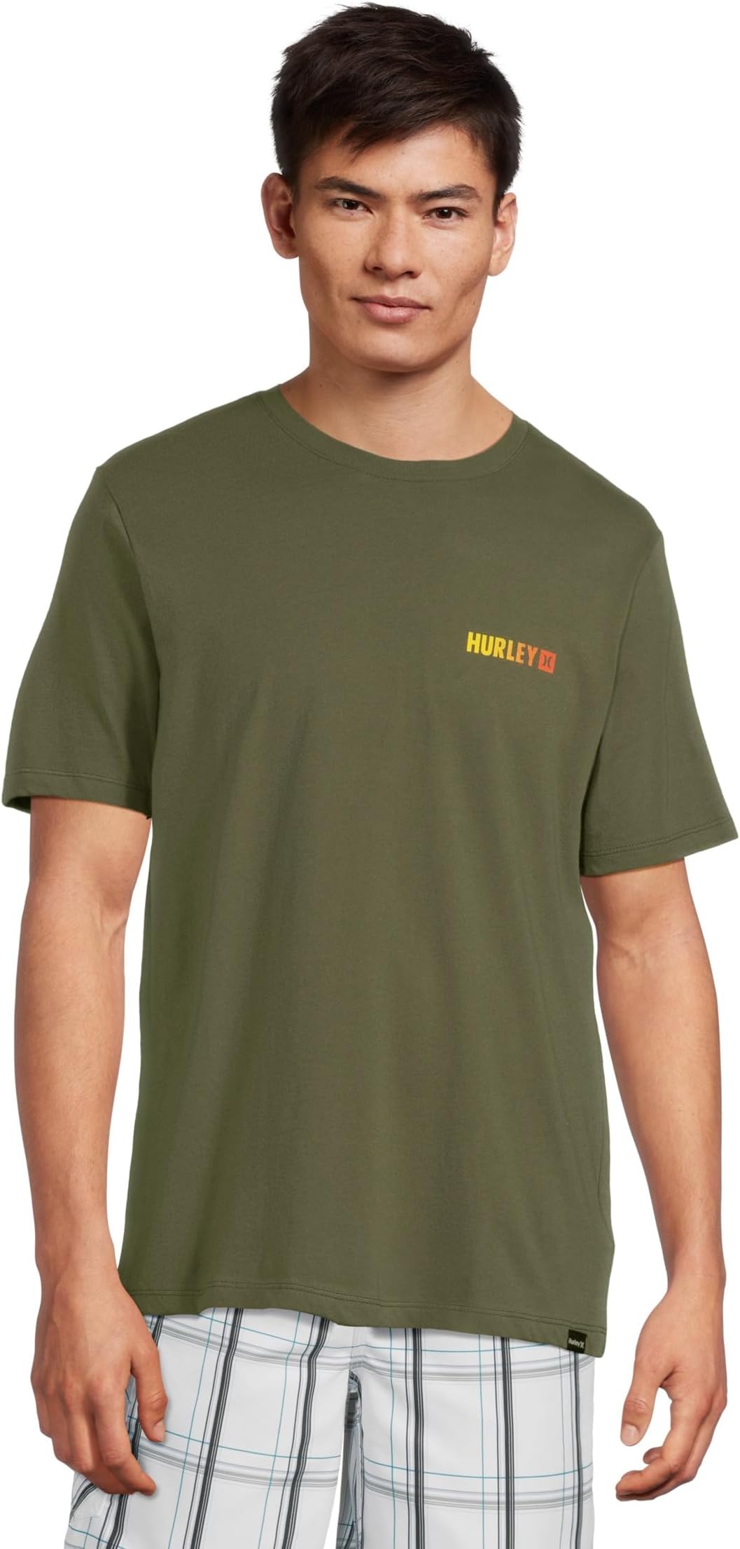 

Мужская кофта с короткими рукавами и градиентом Папоротник Hurley, Charcoal Fern