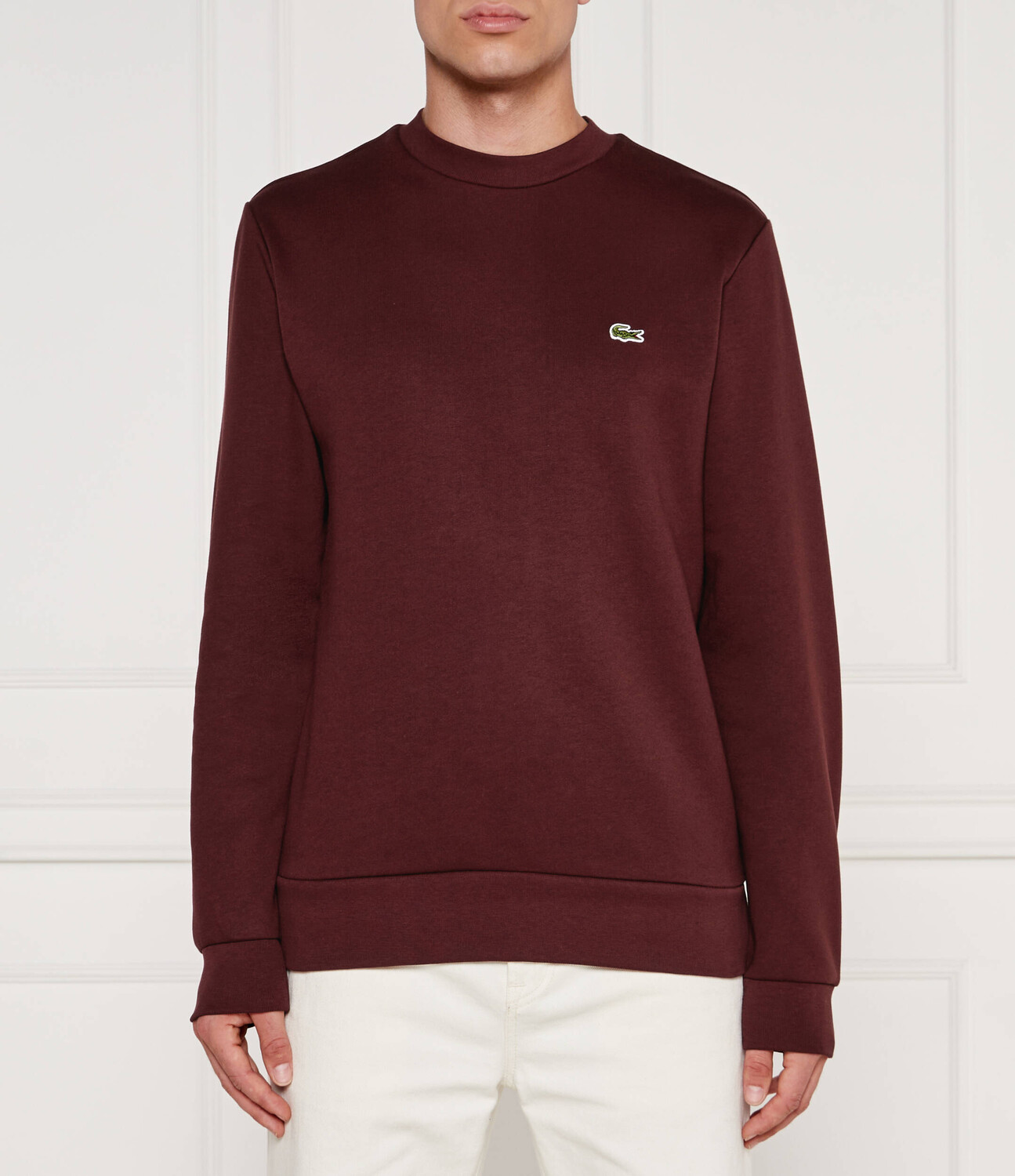 

Толстовка Lacoste Classic fit, бордо