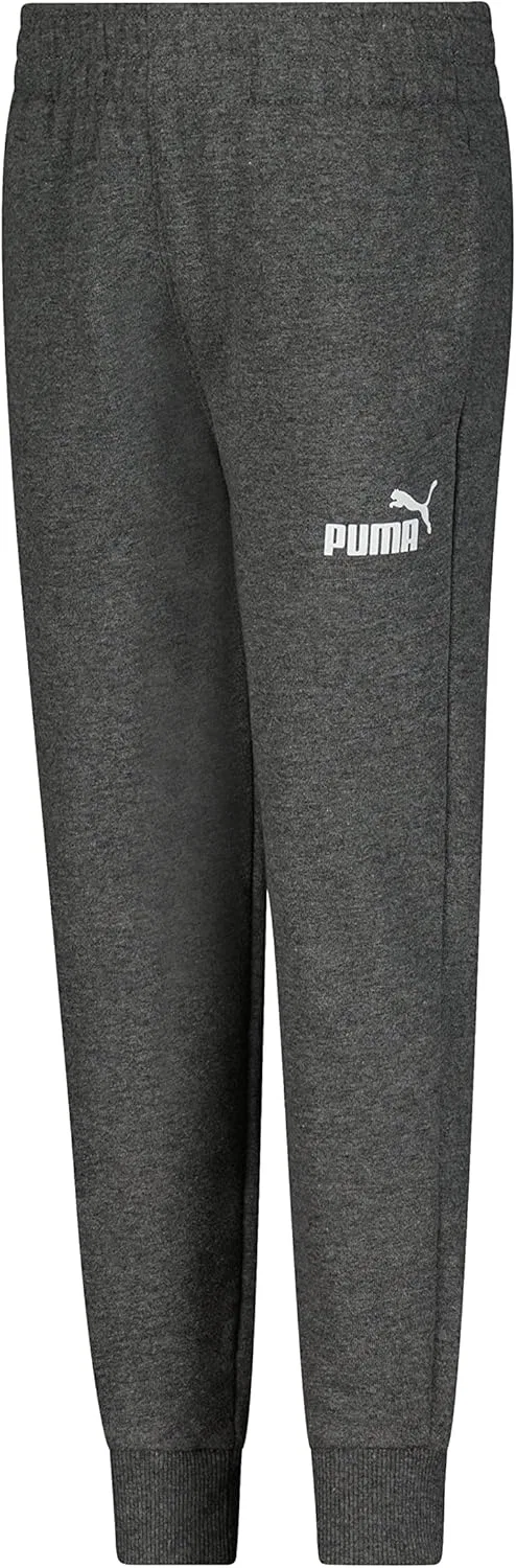 Детские спортивные штаны Puma с логотипом Core Logo, Charcoal Grey — фото 3