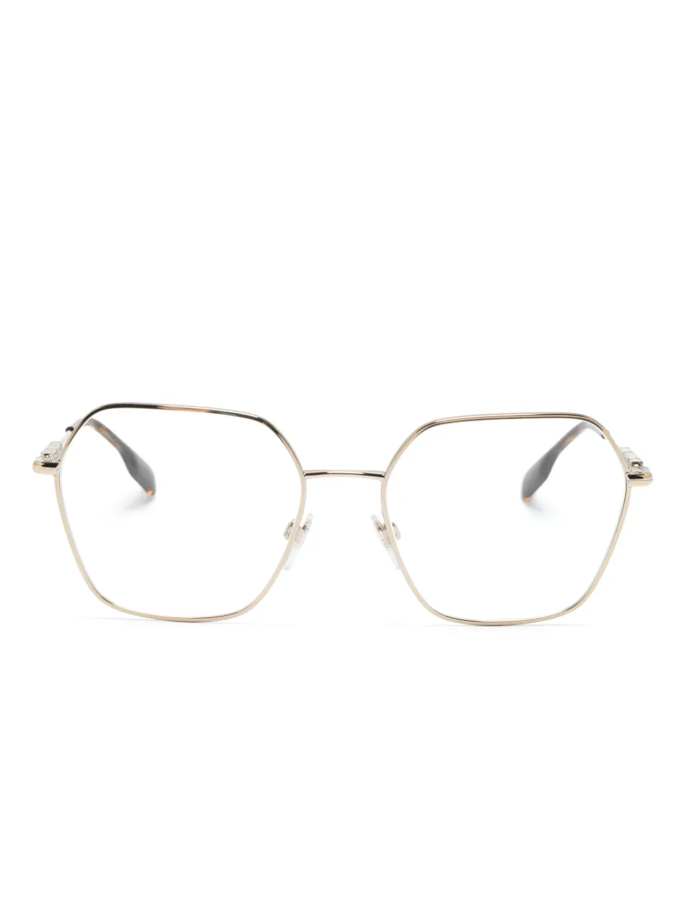 

Очки BE/1381 в геометричной оправе Burberry Eyewear, коричневый