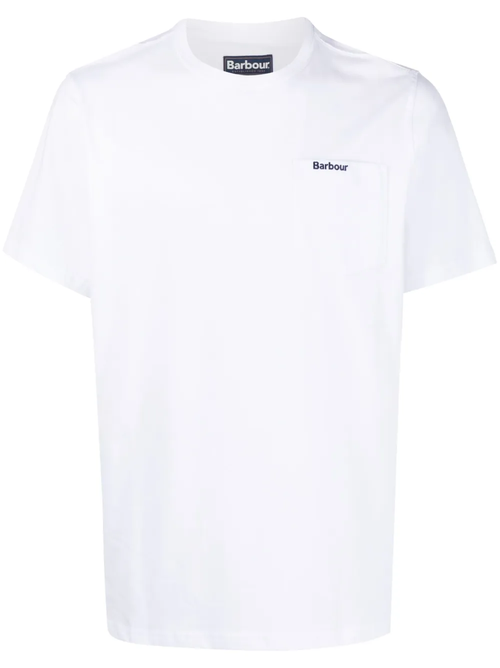 

Футболка с нагрудным карманом и логотипом Barbour, белый