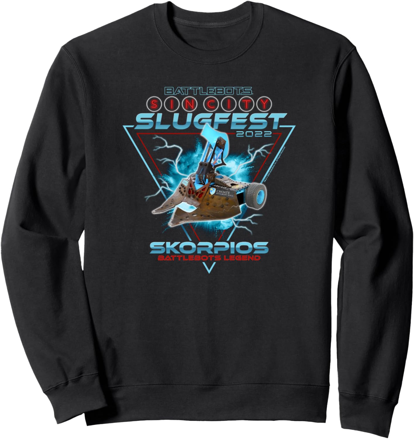 

Толстовка BattleBots Sin City Slugfest 2022 Skorpios, черная (black 19-3911tcx), размер S, Черный, Толстовка BattleBots Sin City Slugfest 2022 Skorpios, черная (black 19-3911tcx), размер S