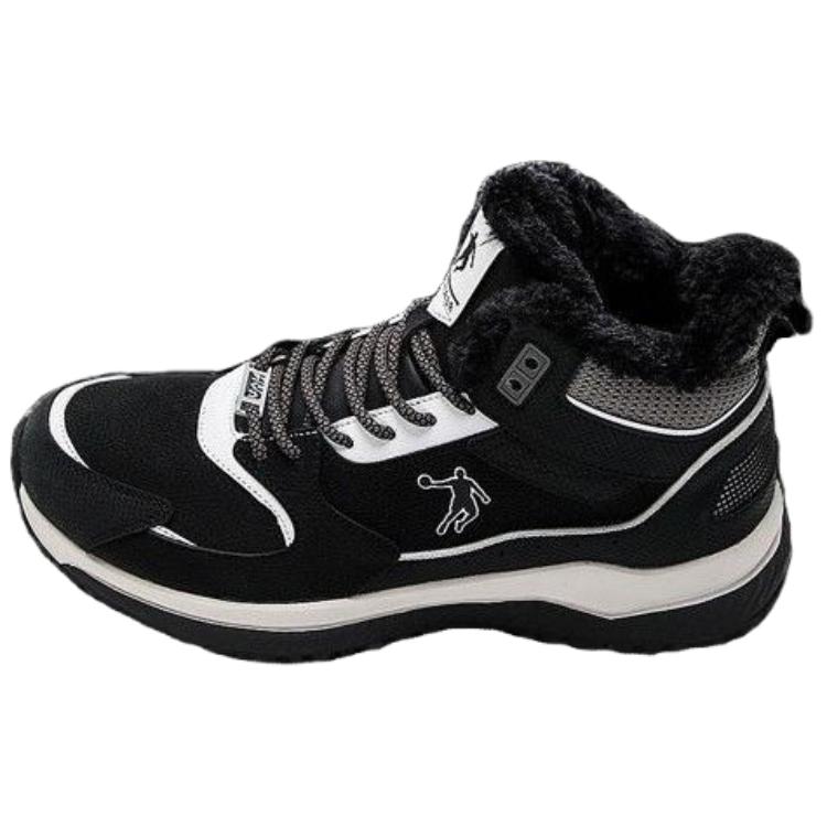 

QIAODAN Нескользящие низкие повседневные туфли мужские, черно-белые