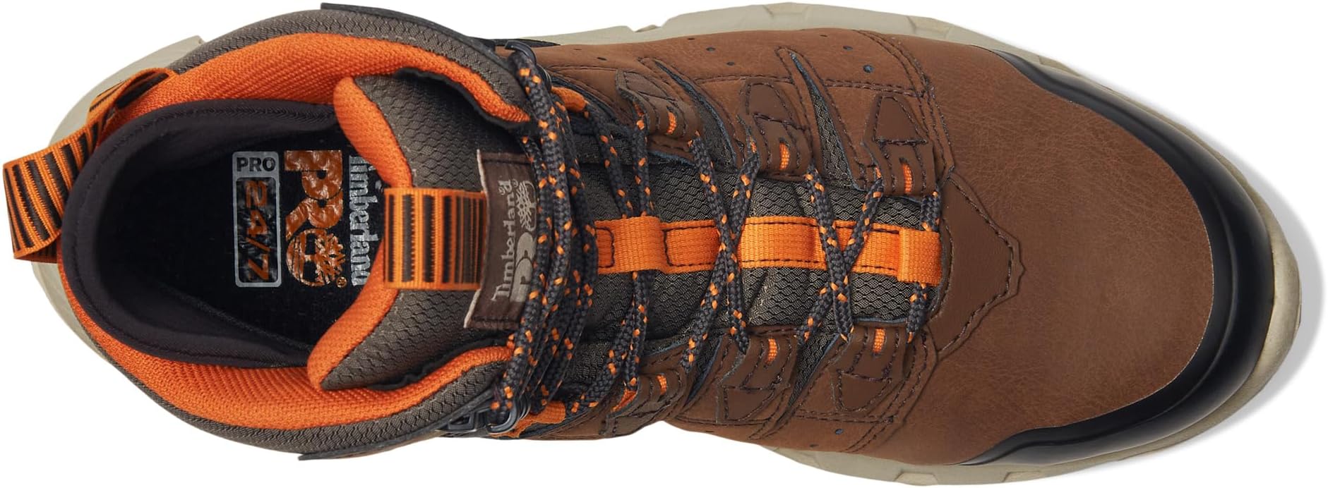 Мужские ботинки Timberland PRO Tempe Alloy водонепроницаемые с укрепленным носком, коричневый — фото 2