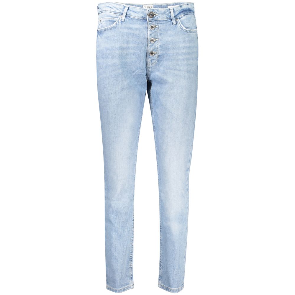 

Синие хлопковые джинсы Guess Shoes, синий