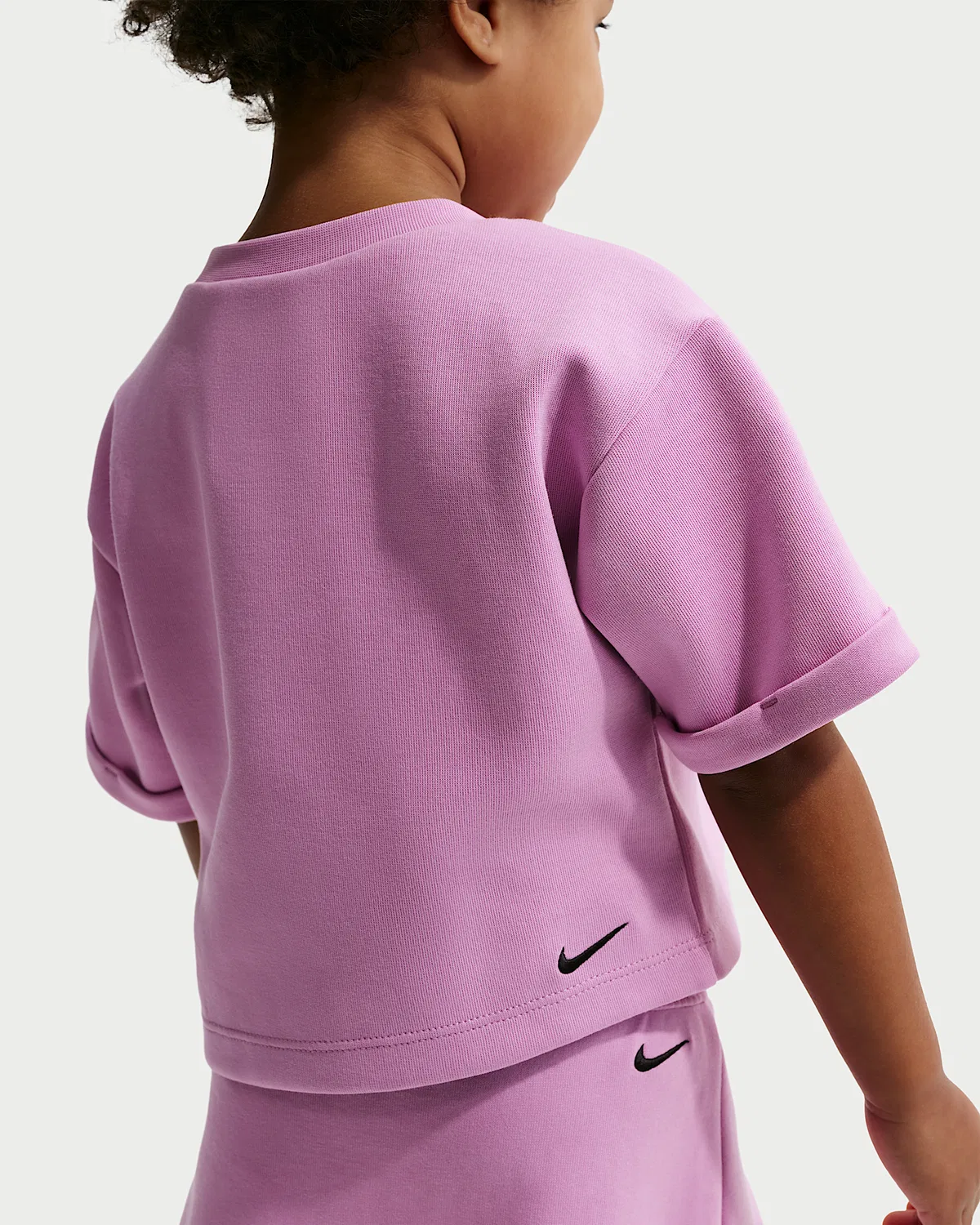 Детский спортивный костюм Nike Toddler Tech Fleece (юбка + топ), Purple — фото 3