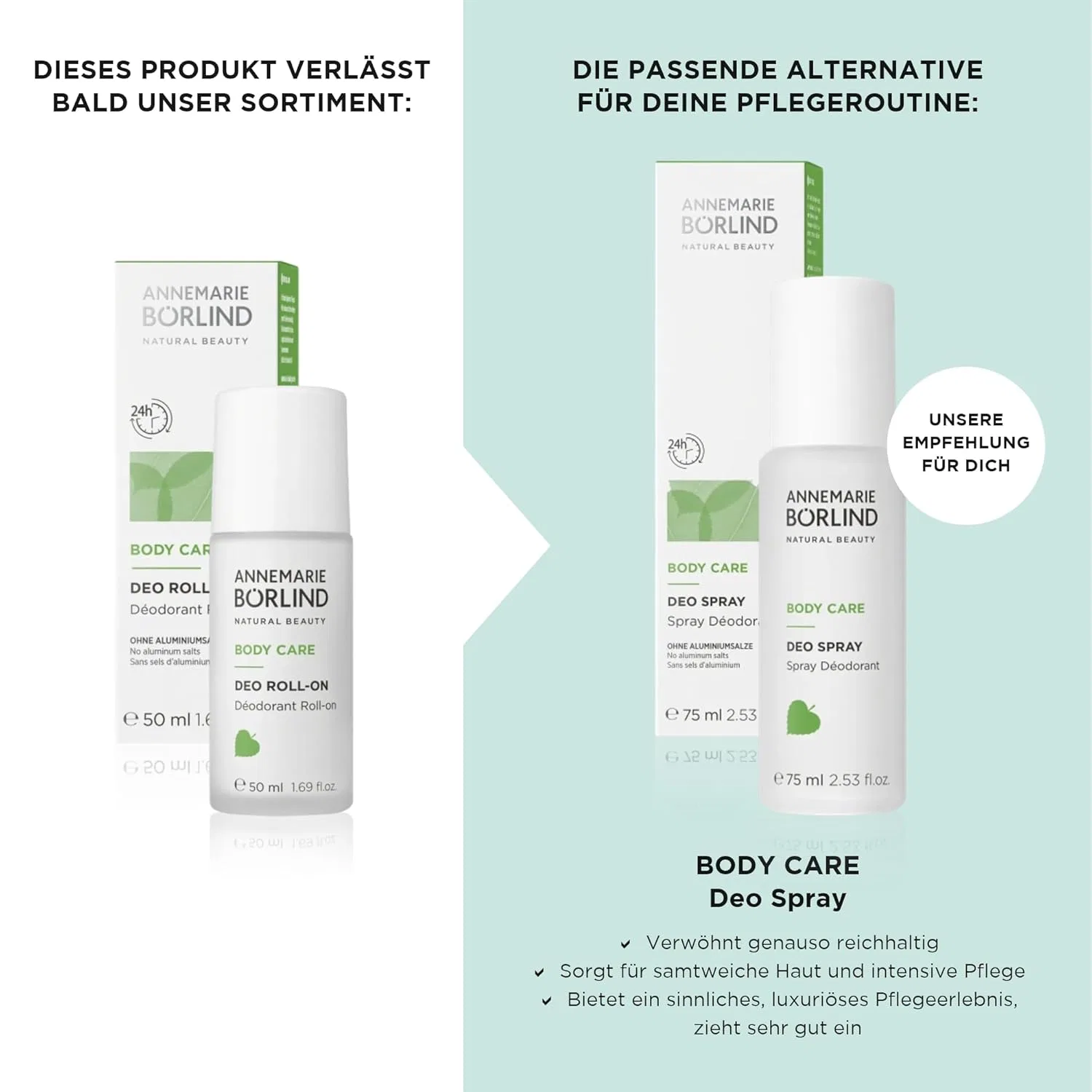 Роликовый дезодорант ANNEMARIE BÖRLIND Body Care 50 мл Annemarie Börlind — фото 2