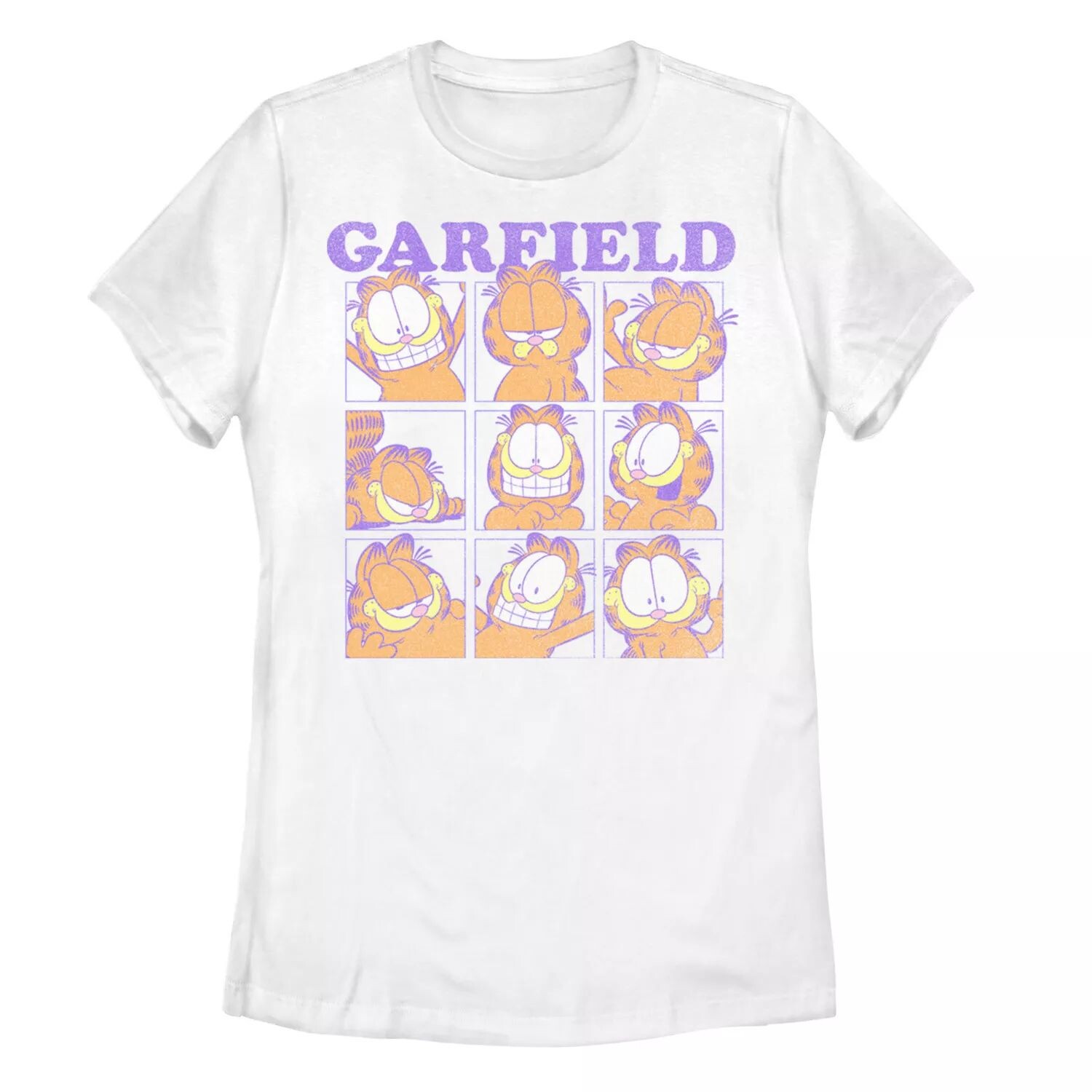 

Юниорская футболка Garfield Grid в упаковке с графическим рисунком в стиле ретро Licensed Character