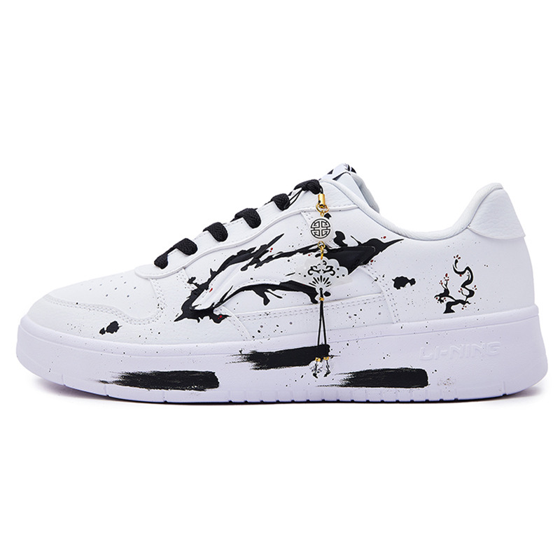 

Li-Ning Floating Boat износостойкие и легкие низкие кроссовки для скейтбординга мужские белые черные